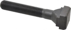 Gibraltar - M20 x 2.5, 85mm Thread Length, 22mm Slot Width, Black Oxide, Steel T Slot Bolt - 125mm Length Under Head, Grade 8.8, 35mm Head Width x 14mm Head Height - Benchmark Tooling