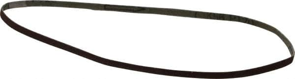 Tru-Maxx - 1/4" Wide x 24" OAL, 120 Grit, Aluminum Oxide Abrasive Belt - Aluminum Oxide, Fine, Coated - Benchmark Tooling