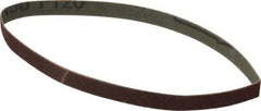 Tru-Maxx - 3/8" Wide x 13" OAL, 120 Grit, Aluminum Oxide Abrasive Belt - Aluminum Oxide, Fine, Coated - Benchmark Tooling