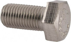 Value Collection - 3/8-24 UNF, 3/4" Length Under Head Hex Head Cap Screw - Fully Threaded, Grade 316 Stainless Steel, Uncoated, 9/16" Hex - Benchmark Tooling