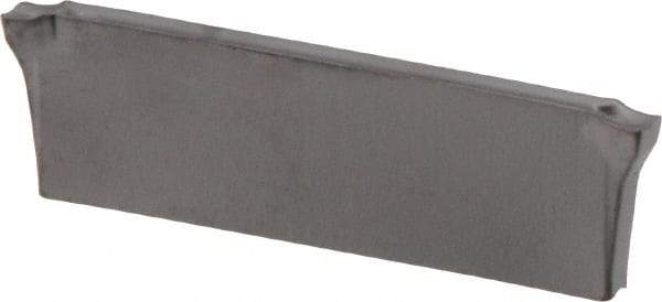 Iscar - DGN1502 IC908 Grade, 0.0591" Cutting Width, Carbide Cutoff Insert - Neutral Lead Angle, 0.0063" Cnr Rad, TiAlN Coated, Double End - Benchmark Tooling