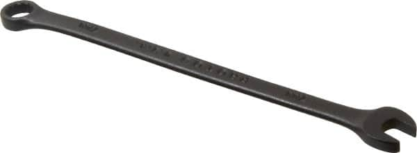 Proto - 7mm 12 Point Offset Combination Wrench - 15° Offset Angle, 5-5/32" OAL, Steel, Black Finish - Benchmark Tooling