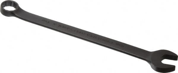 Proto - 16mm 12 Point Combination Wrench - 15° Offset Angle, 9-13/32" OAL, Steel, Black Finish - Benchmark Tooling