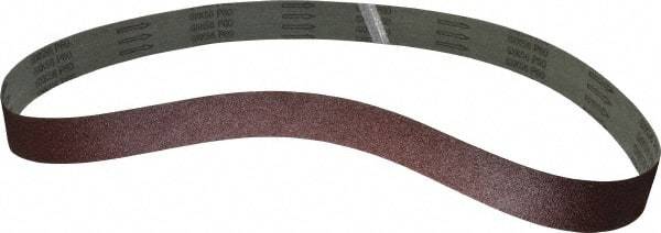 Tru-Maxx - 2" Wide x 60" OAL, 60 Grit, Aluminum Oxide Abrasive Belt - Aluminum Oxide, Medium, Coated - Benchmark Tooling