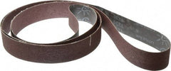 Tru-Maxx - 2" Wide x 132" OAL, 80 Grit, Aluminum Oxide Abrasive Belt - Aluminum Oxide, Medium, Coated - Benchmark Tooling