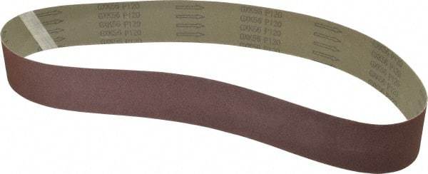 Tru-Maxx - 2-1/2" Wide x 48" OAL, 120 Grit, Aluminum Oxide Abrasive Belt - Aluminum Oxide, Fine, Coated - Benchmark Tooling