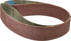 Tru-Maxx - 2-1/2" Wide x 60" OAL, 40 Grit, Aluminum Oxide Abrasive Belt - Aluminum Oxide, Coarse, Coated - Benchmark Tooling