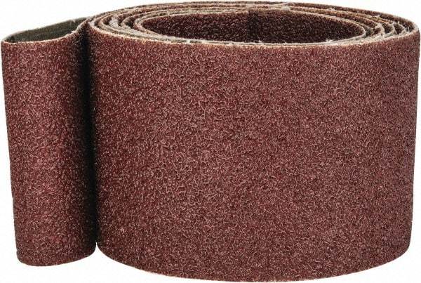 Tru-Maxx - 3" Wide x 132" OAL, 40 Grit, Aluminum Oxide Abrasive Belt - Aluminum Oxide, Coarse, Coated - Benchmark Tooling