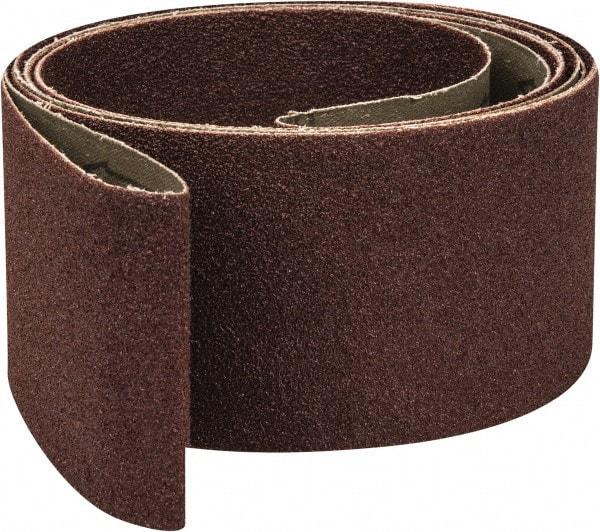 Tru-Maxx - 3" Wide x 132" OAL, 60 Grit, Aluminum Oxide Abrasive Belt - Aluminum Oxide, Medium, Coated - Benchmark Tooling