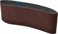 Tru-Maxx - 4" Wide x 24" OAL, 40 Grit, Aluminum Oxide Abrasive Belt - Aluminum Oxide, Coarse, Coated - Benchmark Tooling