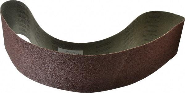 Tru-Maxx - 4" Wide x 48" OAL, 40 Grit, Aluminum Oxide Abrasive Belt - Aluminum Oxide, Coarse, Coated - Benchmark Tooling