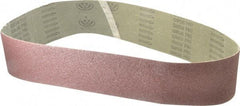 Tru-Maxx - 4" Wide x 48" OAL, 60 Grit, Aluminum Oxide Abrasive Belt - Aluminum Oxide, Medium, Coated - Benchmark Tooling