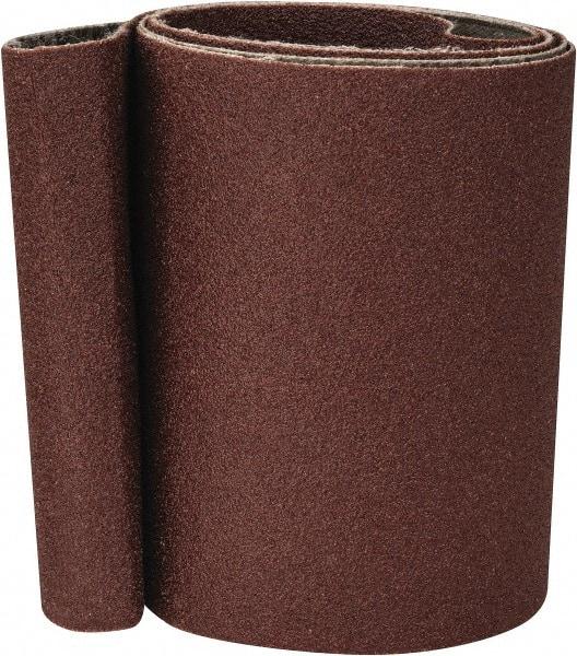 Tru-Maxx - 4" Wide x 48" OAL, 100 Grit, Aluminum Oxide Abrasive Belt - Aluminum Oxide, Fine, Coated - Benchmark Tooling