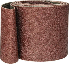 Tru-Maxx - 4" Wide x 132" OAL, 40 Grit, Aluminum Oxide Abrasive Belt - Aluminum Oxide, Coarse, Coated - Benchmark Tooling