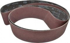 Tru-Maxx - 4" Wide x 132" OAL, 80 Grit, Aluminum Oxide Abrasive Belt - Aluminum Oxide, Medium, Coated - Benchmark Tooling