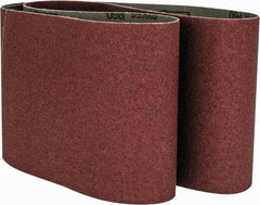 Tru-Maxx - 6" Wide x 48" OAL, 60 Grit, Aluminum Oxide Abrasive Belt - Aluminum Oxide, Medium, Coated - Benchmark Tooling