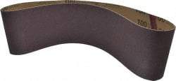 Tru-Maxx - 6" Wide x 48" OAL, 100 Grit, Aluminum Oxide Abrasive Belt - Aluminum Oxide, Fine, Coated - Benchmark Tooling