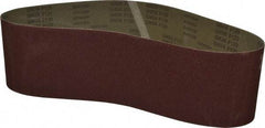 Tru-Maxx - 6" Wide x 48" OAL, 120 Grit, Aluminum Oxide Abrasive Belt - Aluminum Oxide, Fine, Coated - Benchmark Tooling