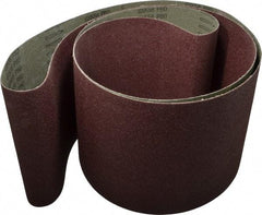 Tru-Maxx - 8" Wide x 107" OAL, 80 Grit, Aluminum Oxide Abrasive Belt - Aluminum Oxide, Medium, Coated - Benchmark Tooling