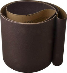 Tru-Maxx - 8" Wide x 107" OAL, 100 Grit, Aluminum Oxide Abrasive Belt - Aluminum Oxide, Fine, Coated - Benchmark Tooling