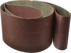 Tru-Maxx - 8" Wide x 107" OAL, 120 Grit, Aluminum Oxide Abrasive Belt - Aluminum Oxide, Fine, Coated - Benchmark Tooling