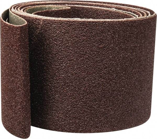 Tru-Maxx - 3" Wide x 120" OAL, 80 Grit, Aluminum Oxide Abrasive Belt - Aluminum Oxide, Medium, Coated - Benchmark Tooling