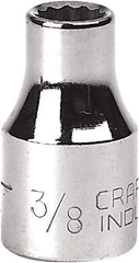 Craftsman Industrial - 11/16", 1/2" Drive, Standard Hand Socket - 12 Points - Benchmark Tooling