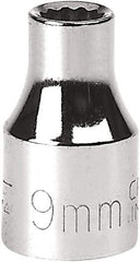 Craftsman Industrial - 1/2" Drive, Standard Hand Socket - 12 Points - Benchmark Tooling