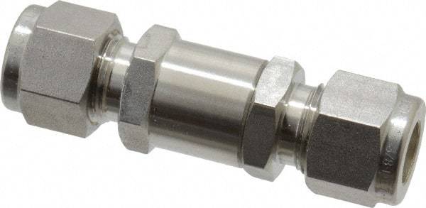 Ham-Let - 3/8" Stainless Steel Check Valve - Inline, Comp x Comp, 3,000 WOG - Benchmark Tooling