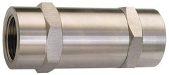 Ham-Let - 1" Stainless Steel Check Valve - Inline, FNPT x FNPT, 2,000 WOG - Benchmark Tooling