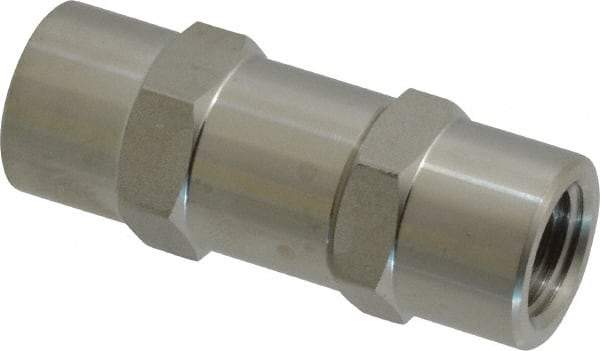 Ham-Let - 1/4" Stainless Steel Check Valve - Inline, FNPT x FNPT, 3,000 WOG - Benchmark Tooling