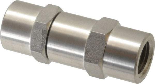 Ham-Let - 1/4" Stainless Steel Check Valve - Inline, FNPT x FNPT, 3,000 WOG - Benchmark Tooling