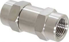 Ham-Let - 3/8" Stainless Steel Check Valve - Inline, FNPT x FNPT, 3,000 WOG - Benchmark Tooling