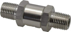 Ham-Let - 1/4" Stainless Steel Check Valve - Inline, MNPT x MNPT, 3,000 WOG - Benchmark Tooling