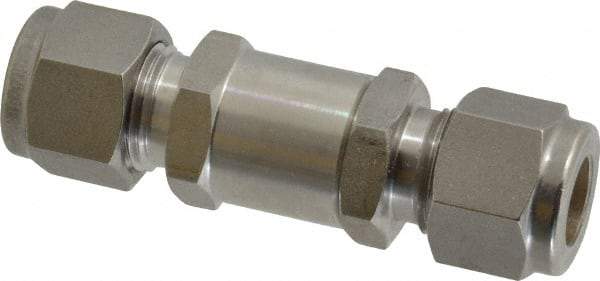 Ham-Let - 3/8" Stainless Steel Check Valve - Inline, Comp x Comp, 3,000 WOG - Benchmark Tooling