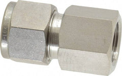 Ham-Let - 1/2" OD, Grade 316Stainless Steel Female Connector - Comp x FNPT Ends - Benchmark Tooling