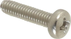 Value Collection - M2.5x0.45 Metric Coarse, 10mm Length Under Head Phillips Drive Machine Screw - Pan Head, Grade 18-8 & A2 Stainless Steel, Uncoated, Without Washer - Benchmark Tooling