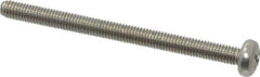 Value Collection - M3x0.50 Metric Coarse, 40mm Length Under Head Phillips Drive Machine Screw - Pan Head, Grade 18-8 & A2 Stainless Steel, Uncoated, Without Washer - Benchmark Tooling
