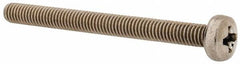 Value Collection - M4x0.70 Metric Coarse, 45mm Length Under Head Phillips Drive Machine Screw - Pan Head, Grade 18-8 & A2 Stainless Steel, Uncoated, Without Washer - Benchmark Tooling