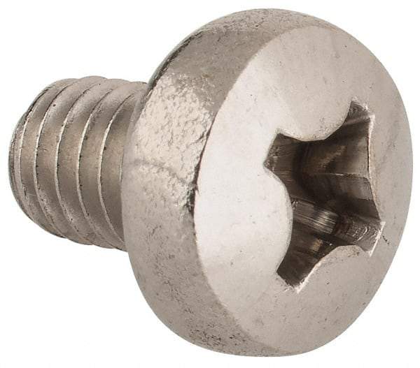 Value Collection - M6x1.00 Metric Coarse, 8mm Length Under Head Phillips Drive Machine Screw - Pan Head, Grade 18-8 & A2 Stainless Steel, Uncoated, Without Washer - Benchmark Tooling