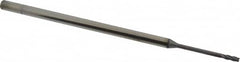 Niagara Cutter - 1/16", 4 Flute, Single End, Solid Carbide, 0.01" Corner Radius End Mill - 3" OAL, 30° Helix, Right Hand Flute, 3/16" LOC, Right Hand Cut, 3/4" Extended Reach - Benchmark Tooling