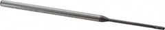 Niagara Cutter - 1/16" Diam, 3/16" LOC, 4 Flute Solid Carbide Ball End Mill - Diamond Finish, Single End, 3" OAL, 1/8" Shank Diam, Spiral Flute - Benchmark Tooling