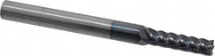 Niagara Cutter - 5/32", 9/16" LOC, 3/16" Shank Diam, 2" OAL, 5 Flute, Solid Carbide Square End Mill - Single End, TiAlN Finish, Spiral Flute, 45° Helix, Centercutting, Right Hand Cut, Right Hand Flute, Series S545 - Benchmark Tooling