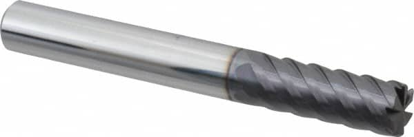 Niagara Cutter - 3/8" Diam 6 Flute Solid Carbide 0.02" Corner Radius End Mill - Benchmark Tooling