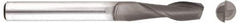 Niagara Cutter - 1/64" Diam, 3/64" LOC, 4 Flute Solid Carbide Ball End Mill - Diamond Finish, Single End, 1-1/2" OAL, 1/8" Shank Diam, Spiral Flute - Benchmark Tooling