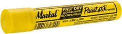 Markal - White Paint Marker - Round Crayon Tip, Alcohol Base Ink - Benchmark Tooling