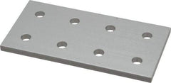 80/20 Inc. - 2" Wide, 4" High, Open Shelving 8 Hole Joining Strip - Aluminum, Use with Series 10 & Bolt Kit 3321 - Benchmark Tooling
