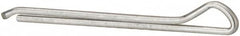 Made in USA - 3/32" Diam x 1-1/4" Long Hammerlock Cotter Pin - Grade 2, Zinc-Plated, Steel - Benchmark Tooling