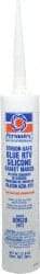 Permatex - 11 oz Cartridge Blue RTV Silicone Gasket Sealant - -65 to 400°F Operating Temp, 24 hr Full Cure Time - Benchmark Tooling