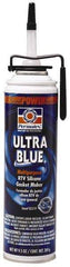 Permatex - 9-1/2 oz Gasket Maker - -65 to 500°F, Blue, Comes in PowerBead Pressurized Can - Benchmark Tooling